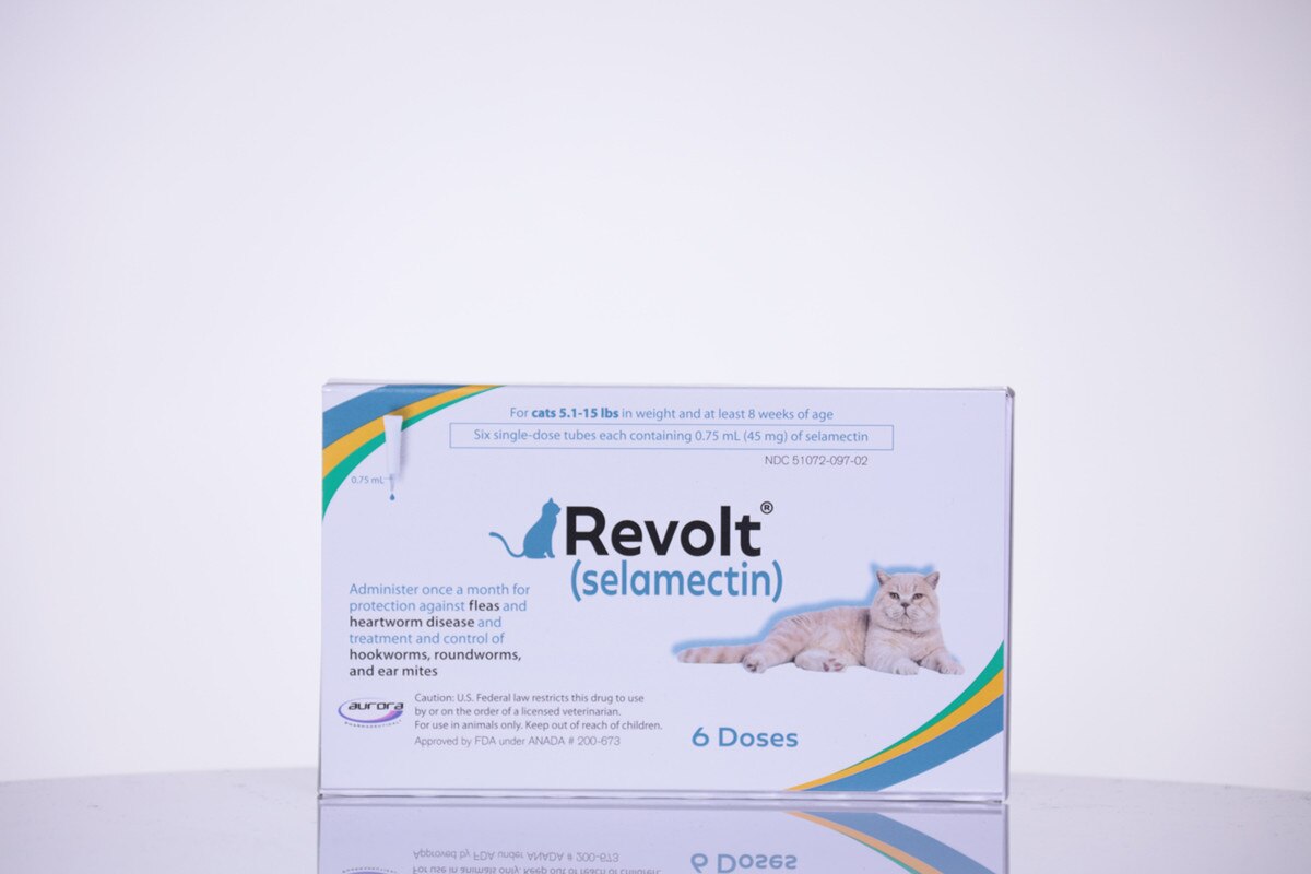Selamectin Rabbit Dose REVOLT (Selamectin) for Cats 5.1-15 lbs – 6-Dose Treatment | Amatheon